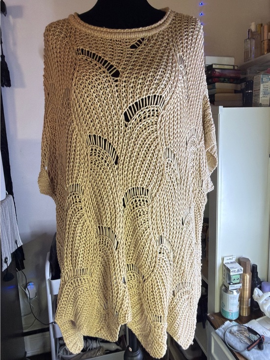 easel Sweaters - Easel Open-Knit Women’s Sweater